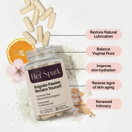 Her Spark™ - Naturally Restores Libido & Moisture + FREE eBook by Dr. Sarah Mitchell