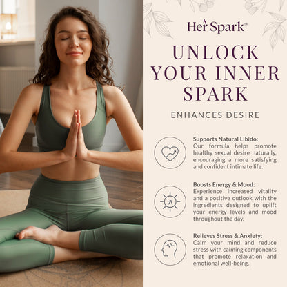 Her Spark™ Menopausal Libido Formula + FREE eBook by Dr. Sarah Mitchell