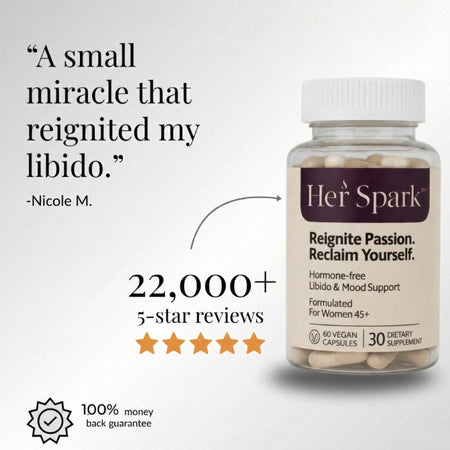 Her Spark™ Menopausal Libido Formula + FREE eBook by Dr. Sarah Mitchell