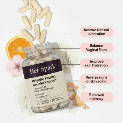 Her Spark™ Menopausal Libido Formula + FREE eBook by Dr. Sarah Mitchell