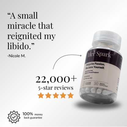 Her Spark™ Menopausal Libido Formula + FREE eBook by Dr. Sarah Mitchell