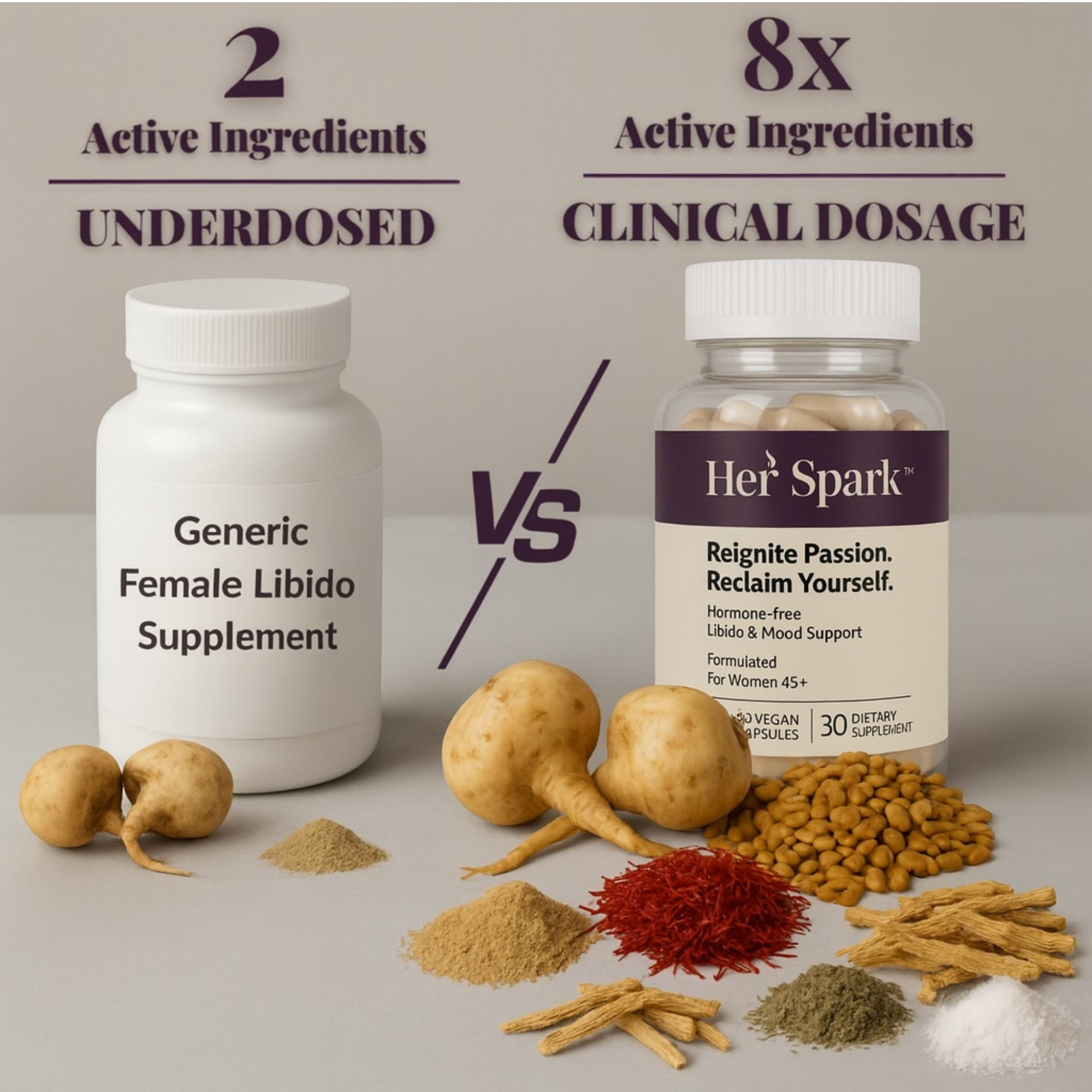 Her Spark™ Menopausal Libido Formula + FREE eBook by Dr. Sarah Mitchell