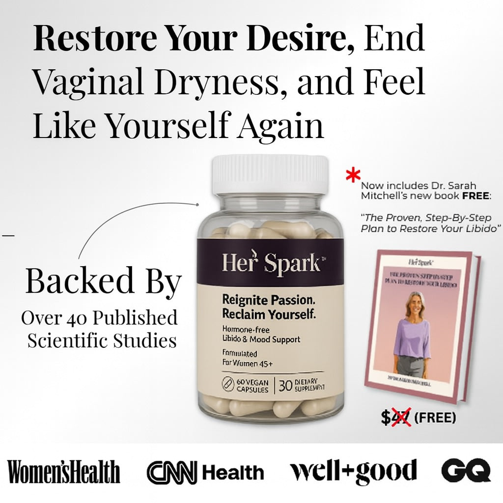 Her Spark™ - Naturally Restores Libido & Moisture + FREE eBook by Dr. Sarah Mitchell